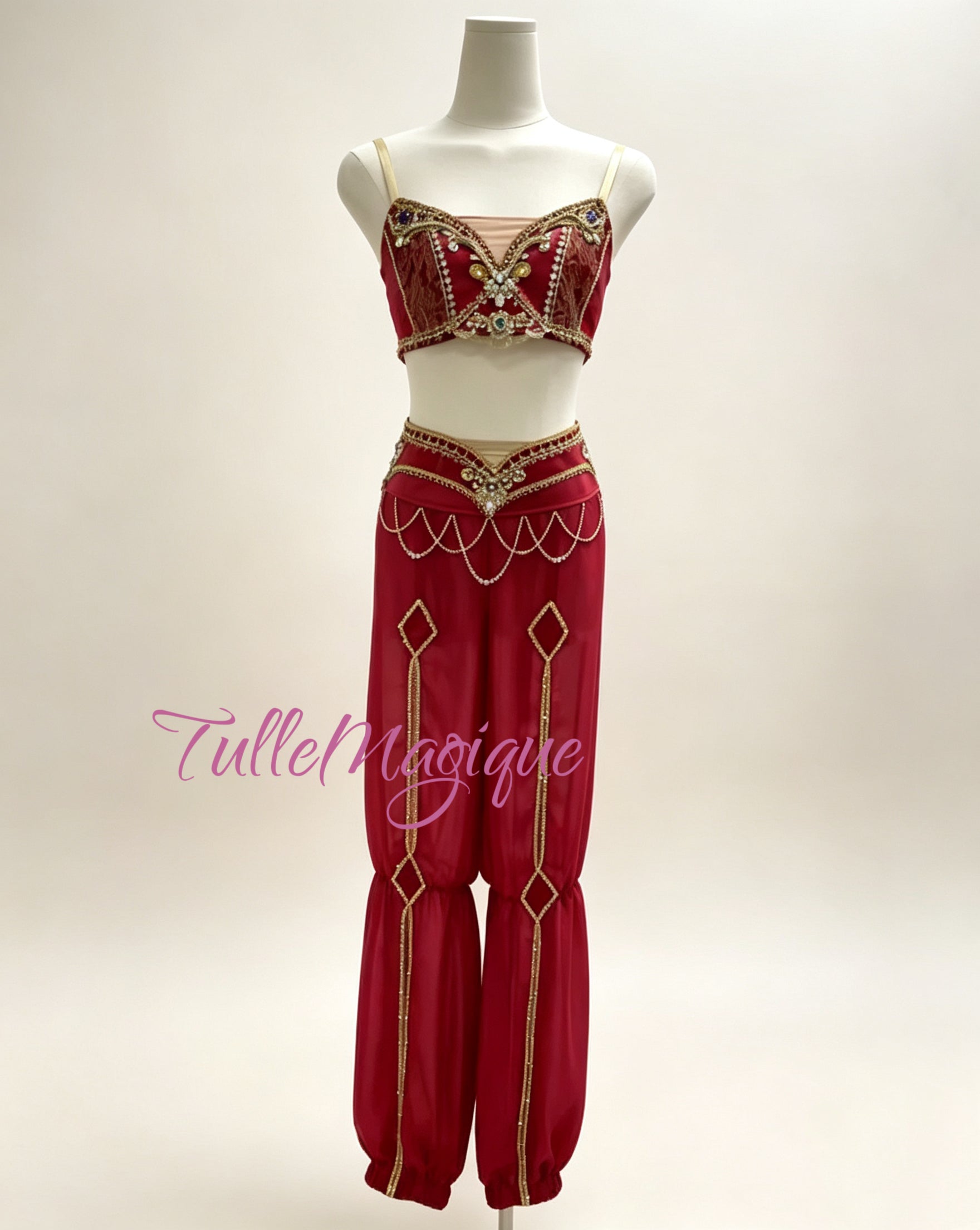 nikiya temple dance indian pants ballet costume for La Bayadere.
