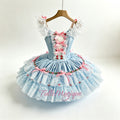 Professional The Nutcracker Reed Flutes Tutu, Dance of the Reed Flutes, Mirlitons Ballet Costume, Pastoral Classical Tutu for Fairy Doll, coppelia French doll etc. 
